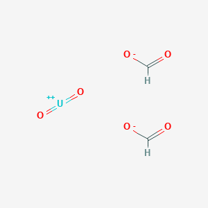 molecular formula C2H2O6U B8325092 Dioxouranium(2+);diformate 