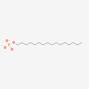molecular formula C16H33O4P-2 B8325280 Hexadecyl phosphate 