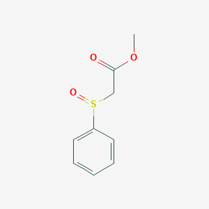 molecular formula C9H10O3S B083254 Methyl 2-phenylsulfinylacetate CAS No. 14090-83-6