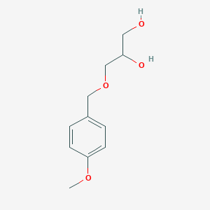 molecular formula C11H16O4 B083255 1,2-Propanediol, 3-(p-methoxybenzyloxy)- CAS No. 13807-95-9