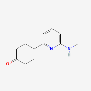 4-(6-Methylamino-pyridin-2-yl)-cyclohexanone