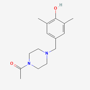4-(4-Acetylpiperazin-1-ylmethyl)-2,6-dimethylphenol