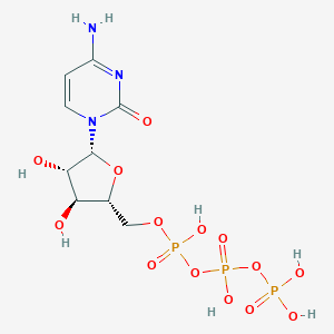 molecular formula C9H16N3O14P3 B083258 AraCTP CAS No. 13191-15-6