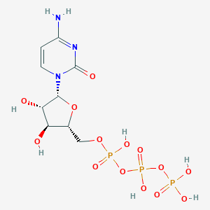 molecular formula C9H16N3O14P3 B083258 Arabinofuranosylcytosine triphosphate CAS No. 13191-15-6