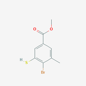 4-Bromo-3-mercapto-5-methyl-benzoic acid methyl ester