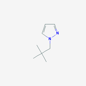 molecular formula C8H14N2 B8325991 1-(2,2-dimethyl-propyl)-1H-pyrazole 