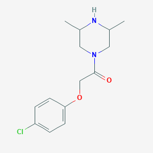 2-(4-Chlorophenoxy)-1-(3,5-dimethylpiperazin-1-yl)ethanone