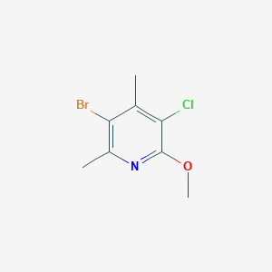 3-Bromo-5-chloro-6-methoxy-2,4-dimethylpyridine