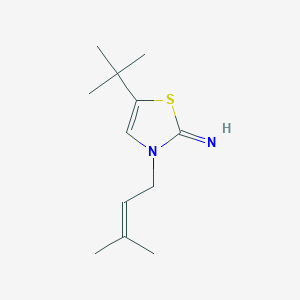 5-tert-butyl-3-(3-methylbut-2-enyl)thiazol-2(3H)-imine