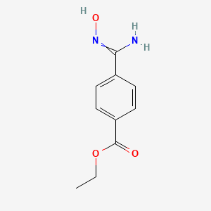 molecular formula C10H12N2O3 B8326066 Ethyl 4-(N'-hydroxycarbamimidoyl)benzoate 