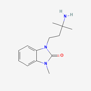 1-(3-Amino-3-methyl-butyl)-3-methyl-1,3-dihydro-benzimidazol-2-one