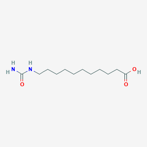molecular formula C12H24N2O3 B8326266 N-carbamoyl-11-aminoundecanoic acid CAS No. 1468-43-5