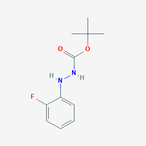N'-(2-fluoro-phenyl)-hydrazinecarboxylic acid tert-butyl ester