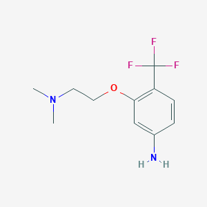 Benzenamine, 3-[2-(dimethylamino)ethoxy]-4-(trifluoromethyl)-
