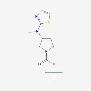 tert-Butyl 3-(methyl(thiazol-2-yl)amino)pyrrolidine-1-carboxylate