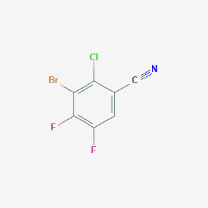 molecular formula C7HBrClF2N B8326333 3-Bromo-2-chloro-4,5-difluorobenzonitrile 