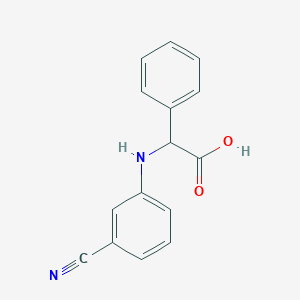(3-Cyanophenylamino)phenylacetic acid