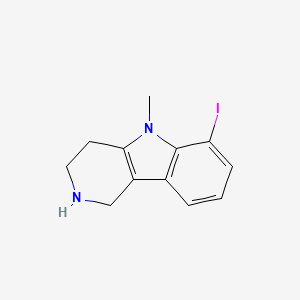 6-iodo-5-methyl-2,3,4,5-tetrahydro-1H-pyrido[4,3-b]indole