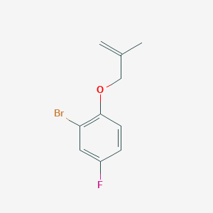2-Bromo-4-fluoro-1-[(2-methylprop-2-en-1-yl)oxy]benzene