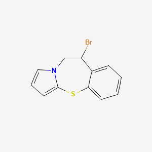 (+/-)-9-Bromo-9,10-dihydropyrrolo[2,1-b][1,3]benzothiazepine