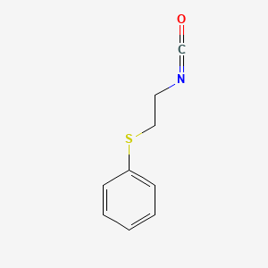 molecular formula C9H9NOS B8326771 2-Phenylthioethyl isocyanate CAS No. 34946-14-0