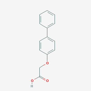 molecular formula C14H12O3 B083268 (Biphenyl-4-yloxy)acetic acid CAS No. 13333-86-3
