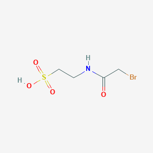 molecular formula C4H8BrNO4S B8326828 N-(2-sulfoethyl)-2-bromoacetamide 