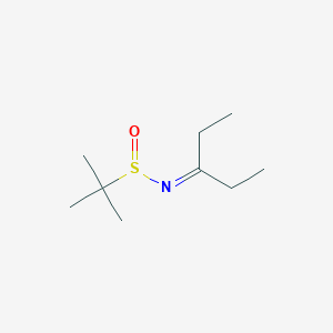 2-methyl-N-(pentan-3-ylidene)propane-2-sulfinamide