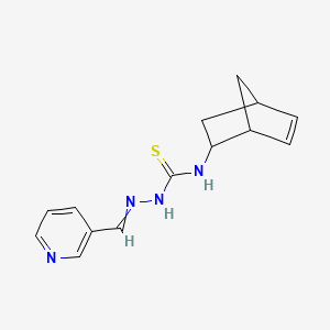 4-(Bicyclo[2.2.1]hept-5-en-2-yl)-1-(pyridin-3-ylmethylidene)thiosemicarbazide