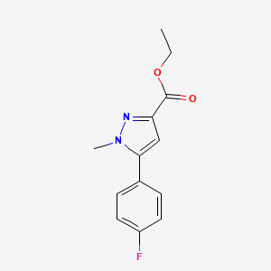 Ethyl 5-(4-fluorophenyl)-1-methyl-1h-pyrazole-3-carboxylate