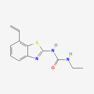 1-(7-Vinyl-2-benzothiazolyl)-3-ethylurea