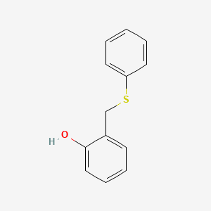 molecular formula C13H12OS B8327666 2-Phenylthiomethylphenol 