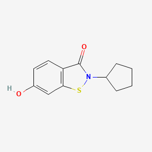 2-cyclopentyl-6-hydroxybenzo[d]isothiazol-3(2H)-one