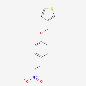 3-(4-(2-Nitro-ethyl)-phenoxymethyl)-thiophene