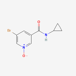5-Bromo-n-cyclopropyl-1-oxy-nicotinamide