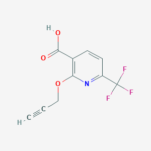 2-Prop-2-ynyloxy-6-trifluoromethylnicotinic acid