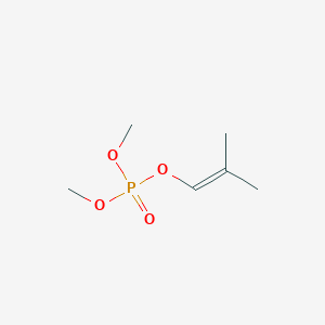molecular formula C6H13O4P B083283 Dimethyl 2-methylprop-1-en-1-yl phosphate CAS No. 14477-81-7