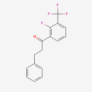 1-(2-Fluoro-3-trifluoromethyl-phenyl)-3-phenyl-propan-1-one