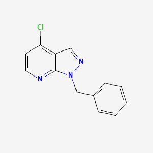 1-benzyl-4-chloro-1H-pyrazolo[3,4-b]pyridine