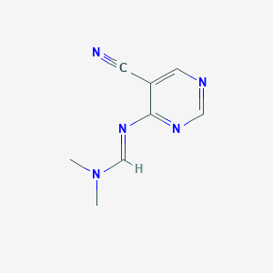 N'-(5-Cyano-pyrimidin-4-yl)-N,N-dimethyl-formamidine