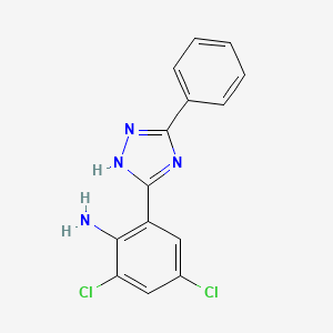 3-(2-amino-3,5-dichlorophenyl)-5-phenyl-1H-1,2,4-triazole