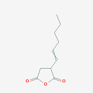 molecular formula C10H14O3 B8328693 Hexenyl succinic anhydride 