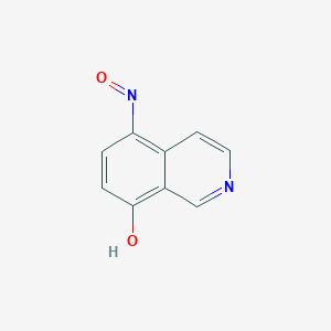 molecular formula C9H6N2O2 B8328726 5-Nitroso-8-hydroxyisoquinoline 