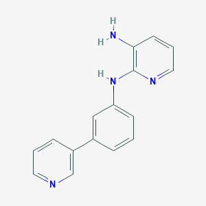 molecular formula C16H14N4 B8328885 N-(3-Amino-pyridin-2-yl)-3-(pyridin-3-yl)aniline 