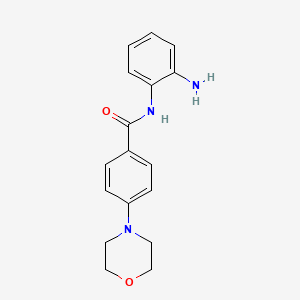 molecular formula C17H19N3O2 B8328932 N-(2-aminophenyl)-4-morpholinobenzamide 