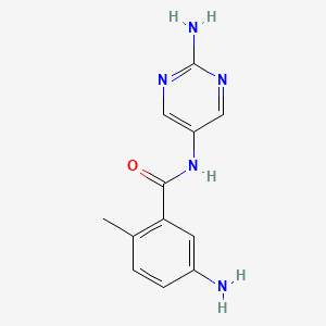 5-amino-N-(2-aminopyrimidin-5-yl)-2-methylbenzamide