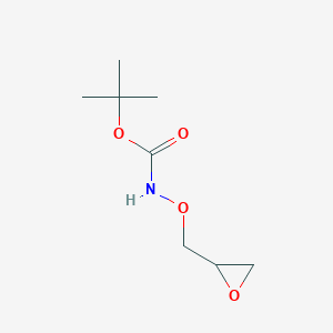 molecular formula C8H15NO4 B8329104 Tert-butyl (oxiran-2-ylmethoxy)carbamate 