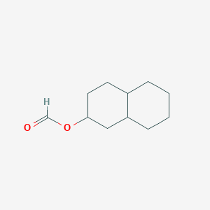molecular formula C11H18O2 B083294 Decahydro-2-naphthyl formate CAS No. 10519-12-7