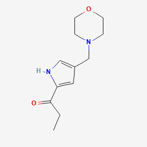 1-(4-Morpholin-4-ylmethyl-1H-pyrrol-2-yl)-propan-1-one