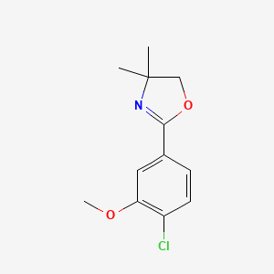 2-(4-Chloro-3-methoxyphenyl)-4,4-dimethyloxazoline